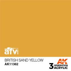 AFV Series British Sand Yellow 3rd Generation Acrylic Paint