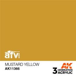 AFV Series Mustard Yellow 3rd Generation Acrylic Paint