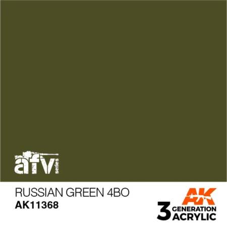 AFV Series Russian Green 4BO 3rd Generation Acrylic Paint