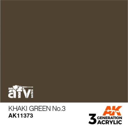 AFV Series Khaki Green No3 3rd Generation Acrylic Paint