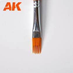 AK Interactive Comb Shape Weathering Brush - Size 5