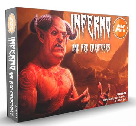 Inferno and Red Creatures 3rd Generation Acrylic Paint Set