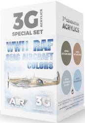 Air Series WWII RAF SEAC Aircraft Colors 3rd Generation Acrylic Paint Set