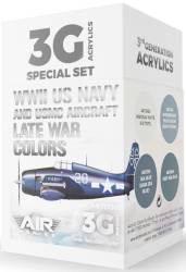 Air Series WWII US Navy & USMC Aircraft Late War Colors 3rd Generation Acrylic Paint Set