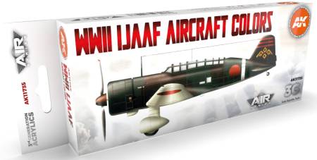 Air Series WWII IJAAF Aircraft Colors Colors 3rd Generation Acrylic Paint Set