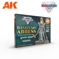 Wargame Series Starter Set - Basilean Abbess - 14 Colors and a 30mm Figure