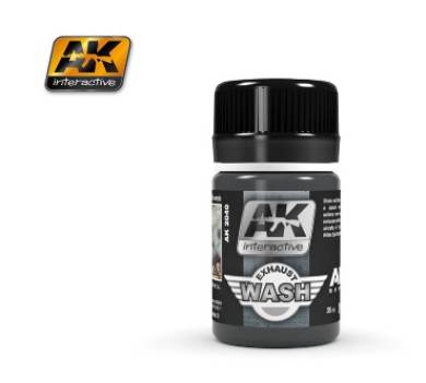 AK Interactive Pigment- Exhaust Enamel Wash 35ml Bottle
