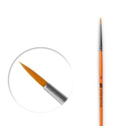 AK I interactive Size 2 Synthetic Round Brush