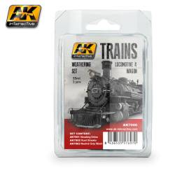 AK Interactive Trains Locomotives and Wagons Weathering Set