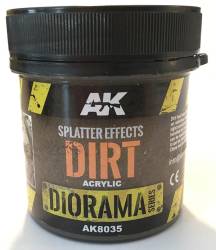 AK Interactive Diorama Series: Splatter Effects Dirt 100ml Bottle