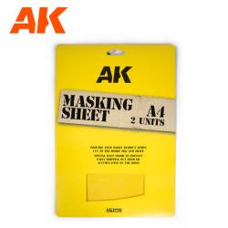 AK Interactive Masking Sheet A4