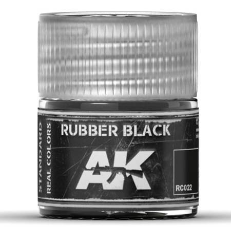Real Colors: Rubber Black Acrylic Lacquer Paint