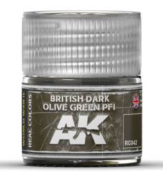 Real Colors: British Dark Olive Green PF1 Acrylic Lacquer Paint