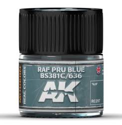 Real Colors: RAF Pru Blue BS381C/636 Acrylic Lacquer Paint