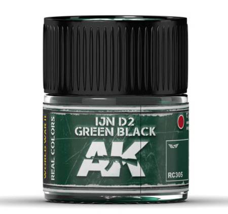 Real Colors: IJN D2 Green Black Acrylic Lacquer Paint