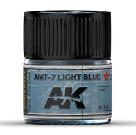 Real Colors: AMT-7 Light Blue Acrylic Lacquer Paint