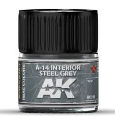 Real Colors: A-14 Interior Steel Grey Acrylic Lacquer Paint