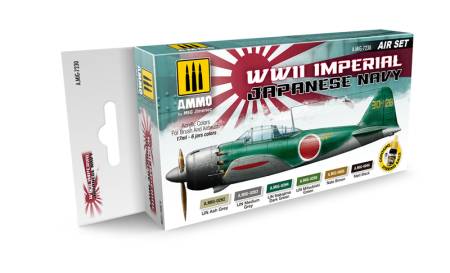 Acrylic Aircraft Paint Set: WWII Imperial Japanese Navy