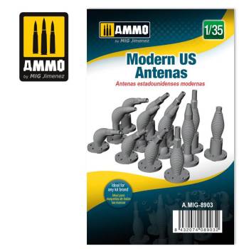 Ammo by Mig 1/35 Antennas USA modern - ONLY 1 AVAILABLE AT THIS PRICE