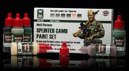 Andrea Color Splinter Camo Paint Set