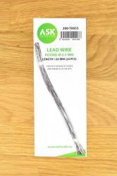 ASK Lead Wire - Round 0.5 mm x 120 mm (24 pcs)