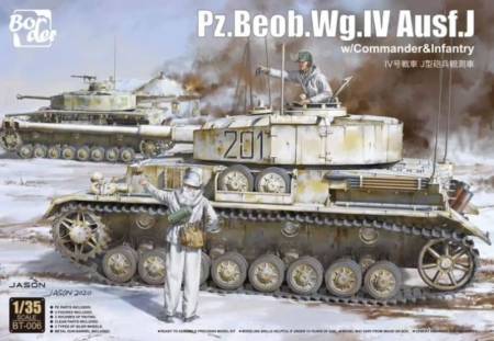 Panzer Pz.Beob.Wg.IV Ausf.J (with Commander and Infantry Figure)