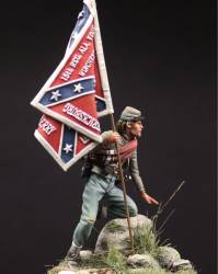 Confederate Stardard Bearer, 15th Alabama Volunteers
