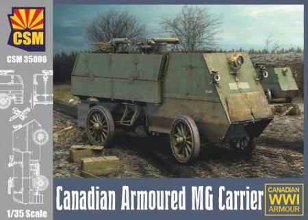 WWI CANADIAN ARMOURED GUN CARRIAGE