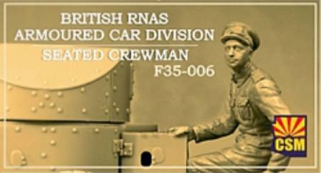  British RNAS Armoured Car Division seated crewman