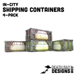 IN-City Industrial: Shipping Container 4-Pack