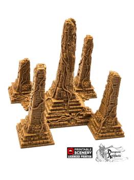 Mortis Simulacrum Ruins - Brave New Worlds New Eden - Printable Scenery