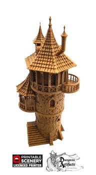 Wizard Tower - The Lost Islands - Printable Scenery