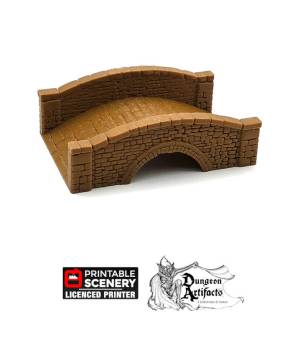 Stone Footbridge - Rampage - Printable Scenery