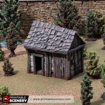 Osberts Shanty - Kingdoms of Throne and Ash - Printable Scenery