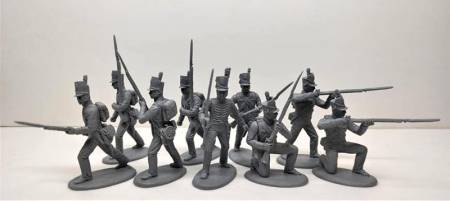 Militia Infantry War of 1812 Set II (Yeoman Crown Shako)