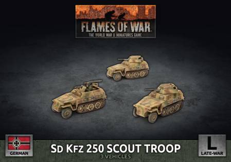 Sd Kfz Scout Troop (Plastic)