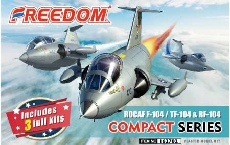 Compact Series - ROCAF F-104 TF-104 RF-104 Starfighter [3 kits]
