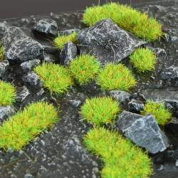 2mm Grass Tufts - Bright Green