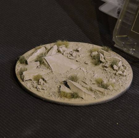 Gamers Grass Battle Ready Bases - Arid Steppe Oval Bases 120mm (x1)