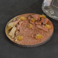 Gamers Grass Battle Ready Bases - Badlands Round Bases 100mm (x1)