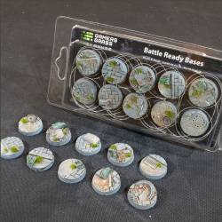 Gamers Grass Battle Ready Bases - Urban Warfare Bases, Round 25mm (x10)
