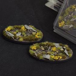 Gamers Grass Battle Ready Bases - Highland Oval Bases 90mm (x2)