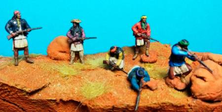 Geronimo and 5 Apache Warriors