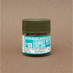 Semi Gloss Olive Drab (2) - Aqueous/Acrylic Paint 10ml