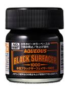 Mr Hobby Aqueous Black Surfacer 1000 - Brush-On - 40ml Bottle