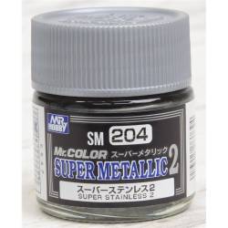 Super Metallic 2 Stainless Lacquer 10ml Bottle