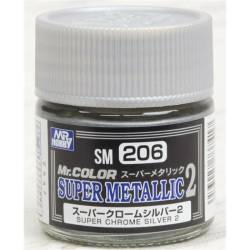 Super Metallic 2 Chrome Silver Lacquer 10ml Bottle