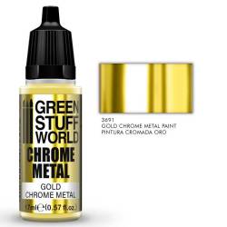 Chrome Metal Paint - Gold