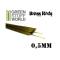 Pinning Brass Rods 0.5mm (5 pcs)