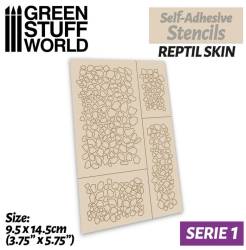 Self-Adhesive Stencils - Reptil skin